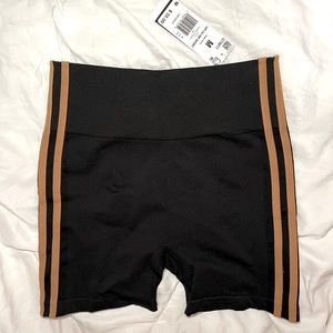 Ivy Park black & gold athletic shorts